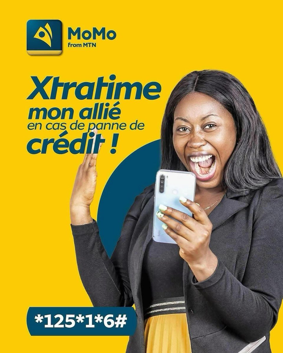 𝐍𝐚 𝐗𝐭𝐫𝐚𝐭𝐢𝐦𝐞, 𝐣𝐚𝐦𝐚𝐢𝐬 𝐛𝐞𝐧𝐝𝐞𝐥𝐞 𝐞𝐤𝐮𝐞́𝐲𝐚 🤩
 
Emprunte seulement, personne ne le saura.
N’oublie pas de rembourser à la prochaine recharge. 

#MoMotegereça #MoMoCongo #Charismatique #5G #paiementMoMo #OSIANE2025