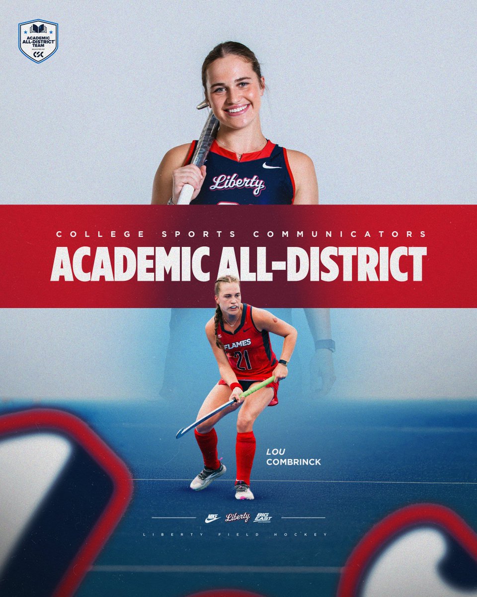 LibertyFH's tweet photo. Congrats to Ellie, Lou &amp; Reagan for earning spots on the @CollSportsComm Academic All-District® Women’s At-Large Team!📚👏

📰: https://t.co/JjUfQqzIRe https://t.co/QTmjOHSv3v