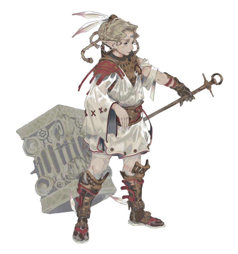 Greek hammer lady commission 🔨