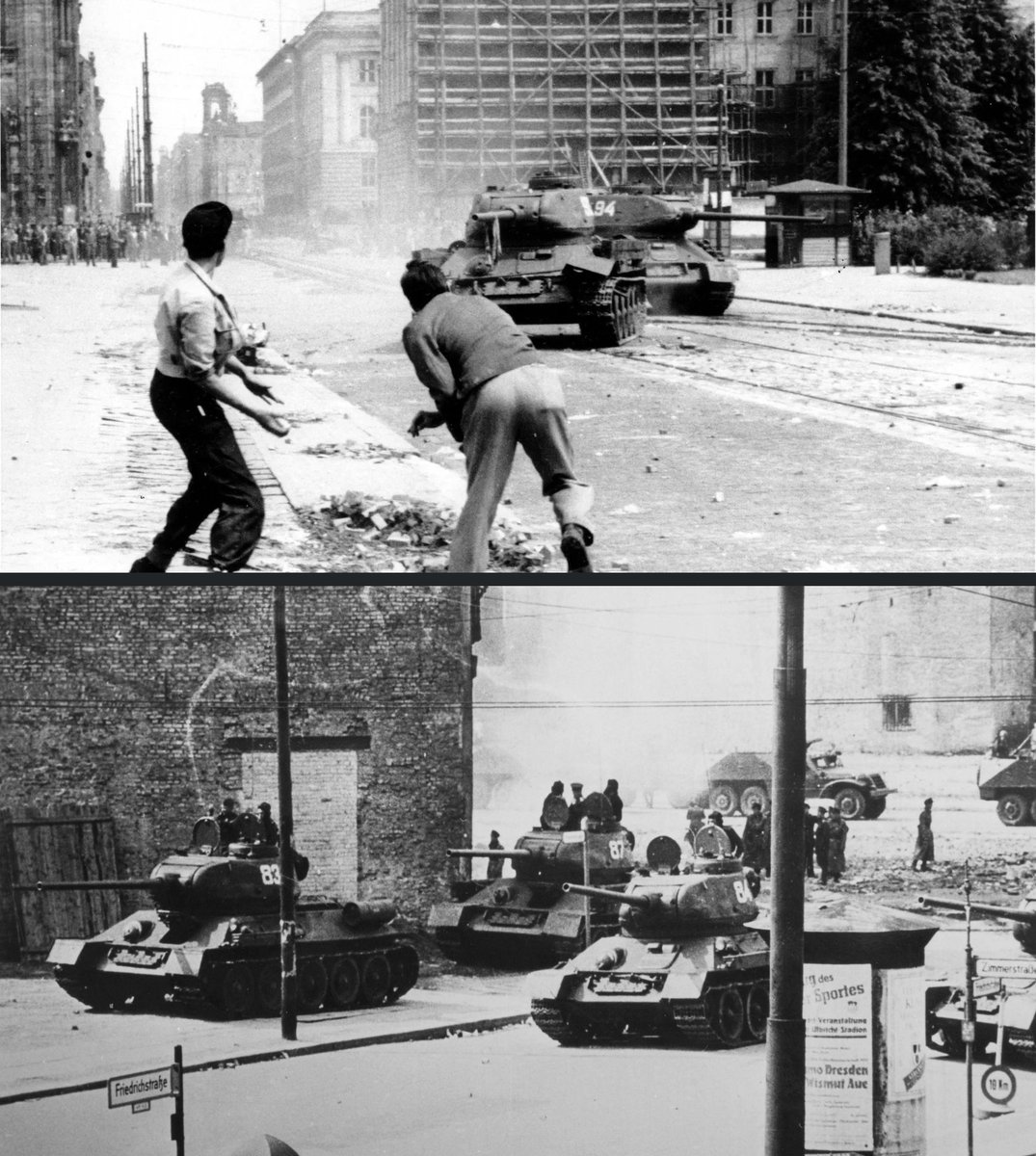 Diplo_Peter's tweet image. 2/2 Germany had its own experience with Soviet oppression. Today is the anniversary of the uprising against the Sovietization of East Germany on 17 June 1953.
"Nur wer die Vergangenheit kennt, kann die Gegenwart verstehen und die Zukunft gestalten." (August Bebel)