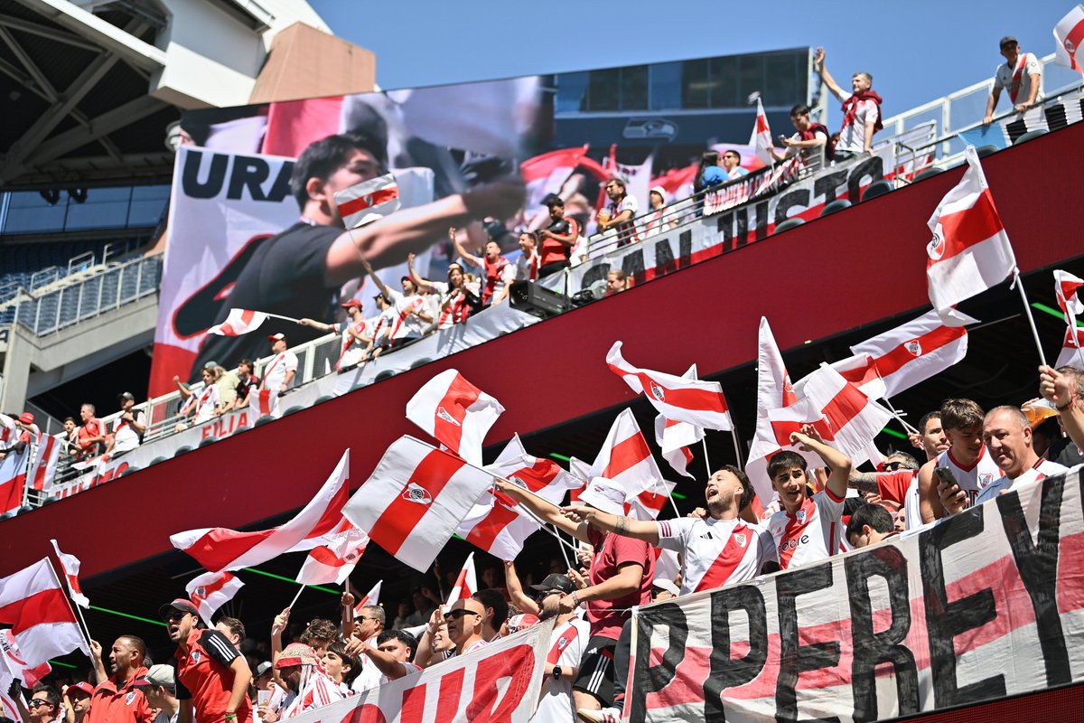 River Plate (@riverplate) on Twitter photo ποΈ ππ πππ§ππ ππ ππ’π―ππ«, en Seattle ππ€β€οΈπ€
<a href="/FIFACWC/">FIFA Club World Cup</a> ποΈ ππ πππ§ππ ππ ππ’π―ππ«, en Seattle ππ€β€οΈπ€
<a href="/FIFACWC/">FIFA Club World Cup</a>
