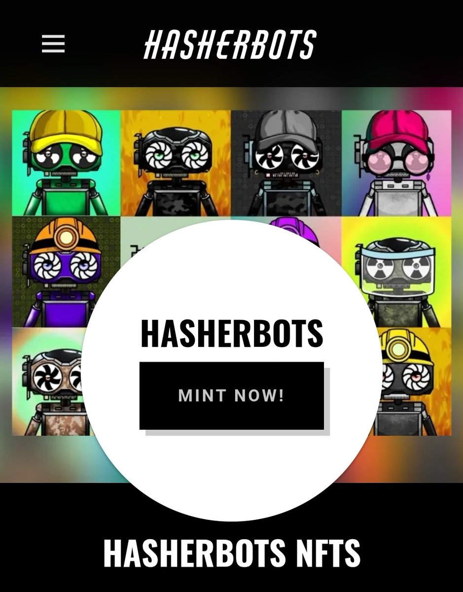 All HasherBots NFT holders are receiving 1 GTD WL for Planet Oidon Land NFT mint for the upcoming resource mining game!