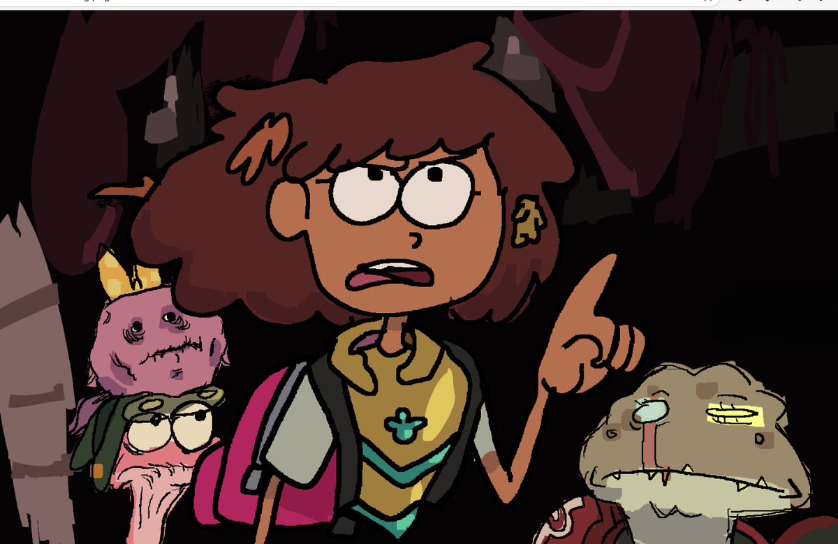amphibia drawn badly tweet media