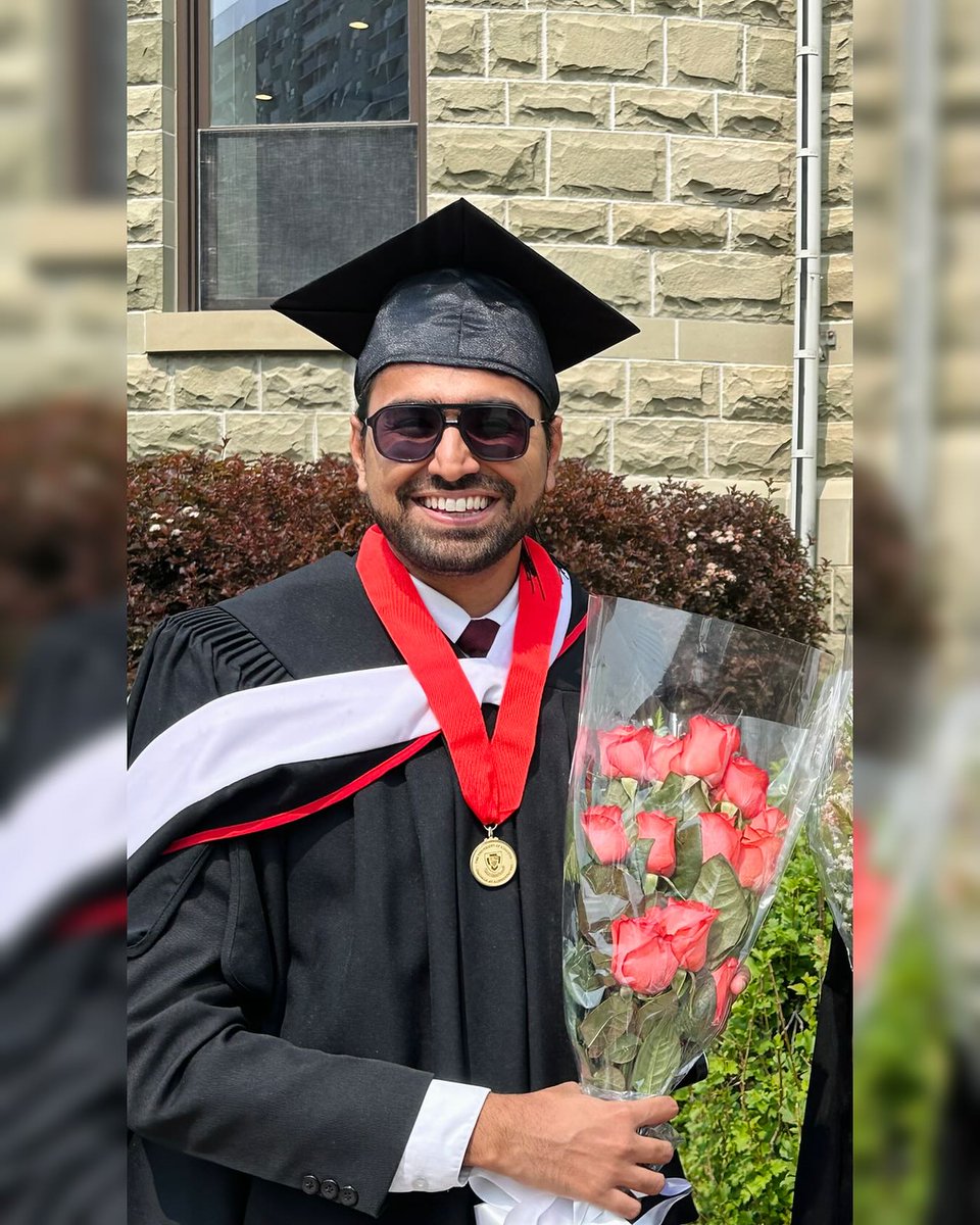 🎓 Recognizing Excellence!
DFM student Mohammad Anas Khan receives <a href="/uwinnipeg/">UWinnipeg</a>'s Graduate Student of Highest Distinction medal for his outstanding academic and research work on dried fish value chains in Gujarat, India. Anas' thesis was accepted with distinction! 
#DFMStudents