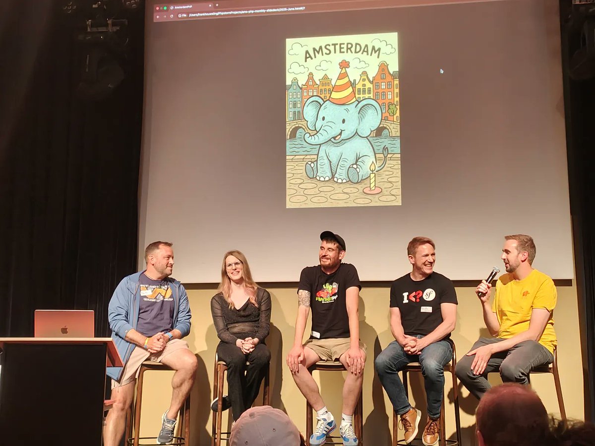 Les-Tilleuls.coop (@cooptilleuls) on Twitter photo ๐ด Live from Amsterdam: our cooperator <a href="/dunglas/">Kรฉvin Dunglas</a> is taking part in a panel discussion on the past and future of PHP, alongside some truly inspiring figures from the ecosystem. We're proud to be part of this incredible event today ๐ ๐ด Live from Amsterdam: our cooperator <a href="/dunglas/">Kรฉvin Dunglas</a> is taking part in a panel discussion on the past and future of PHP, alongside some truly inspiring figures from the ecosystem. We're proud to be part of this incredible event today ๐