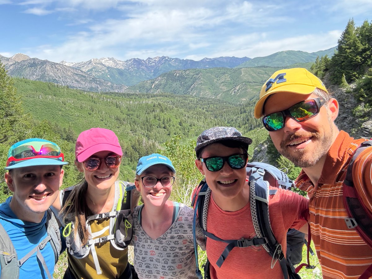 Weekend hike at Mt. Timpanogos from Timpooneke Trailhead in American Fork Canyon.  Drs Carey, Imlay, Fenlon, Newstead &amp; Brandon made it about 4.5 miles up before snow stopped their ascent.
#uofutahidfellowship #utah #Hike #uofuhealth