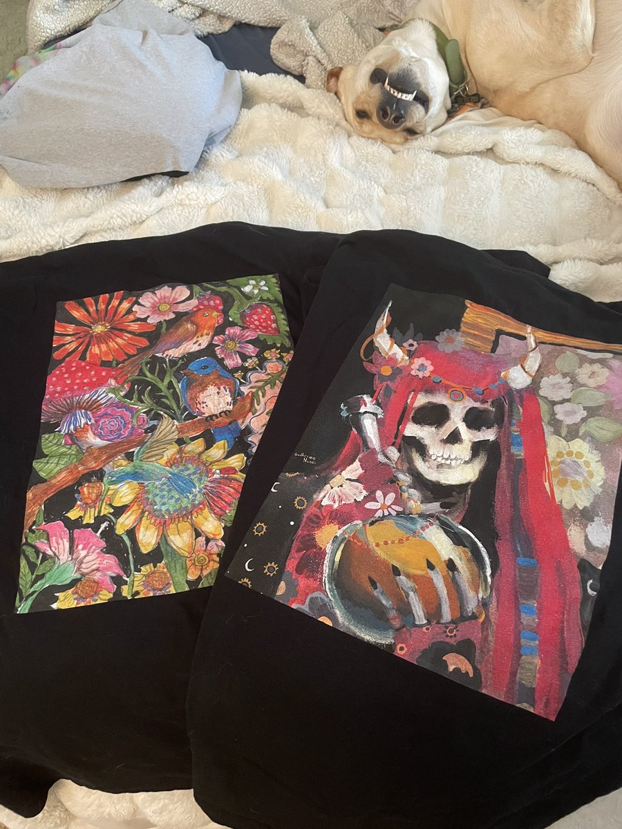 The shirts I ordered from <a href="/guilhernunes_/">guilherme nunes</a>  Redbubble came last week! I got mine printed on the back, love them!!