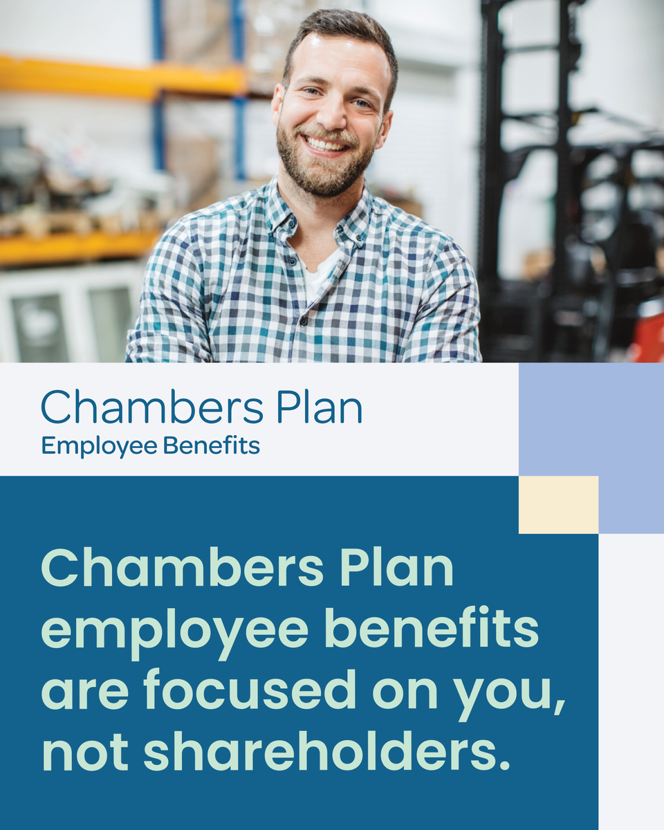Chambers Plan is proudly not-for-profit. It’s designed to keep rates stable, year after year, and bring small business owners long-term value.
Reach out today to learn more about Chambers Plan!  #BenefitTogether #ChambersPlan #SmallBusiness #employeebenefits