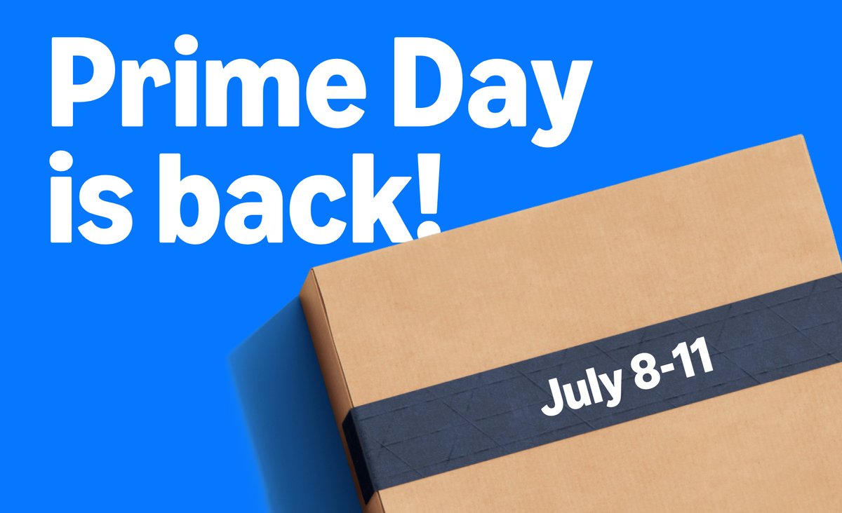 panos_panay's tweet image. Pumped for Prime Day to return on July 8! Mark your calendars for some great device deals🙂