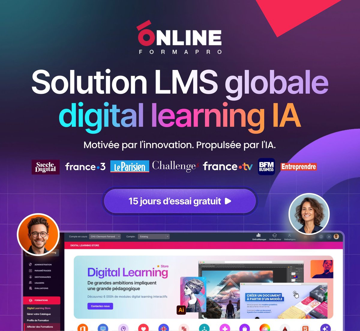 En tant que concepteur, cela fait 10 ans que je benchmark les outils et plateformes pour aider les acteurs de la formation et les apprenants. 

Il n’existe clairement rien de semblable à l’écosystème qu’à réussi à créer Onlineformapro depuis 25 ans. #IA #LMS #formation