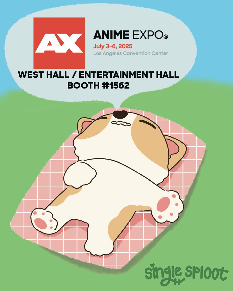 SingleSploot's tweet image. IF U DIDN'T KNOW - WELL NOW U DO. 
I'll be BACK at #AnimeExpo this year in the West Hall/Entertainment Hall with all things corgi &amp;amp; tons of new stuff so you won't want to miss this! 

#AX2025 #AXExhibitor25 #AnimeExpo2025