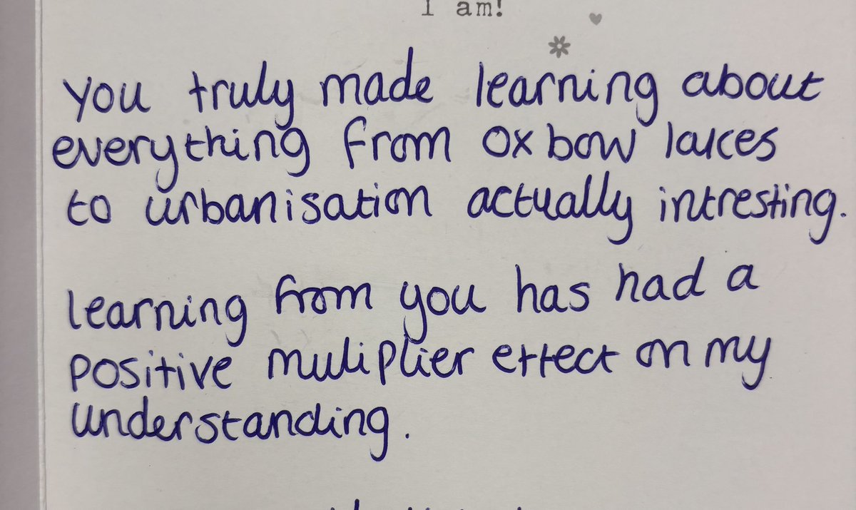 MissMcVGeog's tweet photo. My year 11’s know I don’t mess around with the multiplier effect explanation 😂😂😂 https://t.co/WfFZqbYUwg