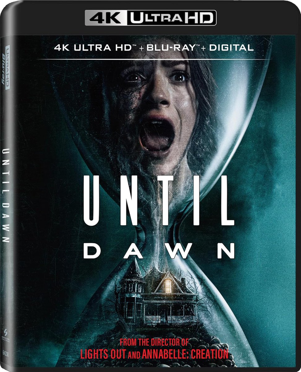 David F. Sandberg's UNTIL DAWN respawns on physical media on July 8.

Extras include an audio commentary, Adapting a Nightmare, Death-Defying Cast, Practical Terrors, and deleted/extended scenes.