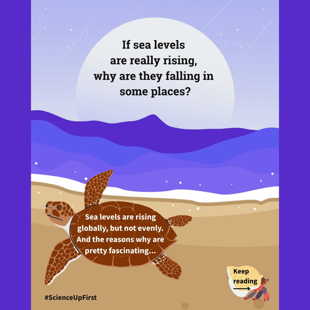 ScienceUpFirst's tweet image. Sea level rise is a complex topic. Global sea level rise is real – but it’s not evenly distributed.
Read our post in collaboration with @Ocean_Networks to learn why! 👉 scienceupfirst.com/climate/if-sea…
#ScienceUpFirst
