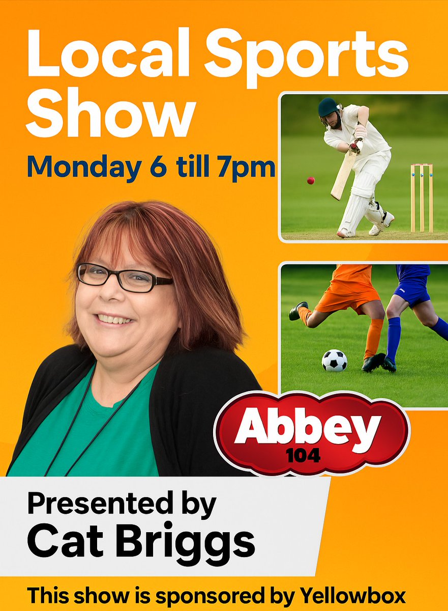 CathyJaneSport on Abbey104 🇺🇦 (@cathyjanesport1) on Twitter photo <a href="/Abbey_104/">Abbey104</a> Monday 6 till 7pm for the latest local cricket, skittles and footy news. <a href="/SherborneTownFC/">Sherborne Town FC</a> <a href="/SherborneLFC/">Sherborne Town Ladies FC</a> <a href="/sherbornecc/">Sherborne CC</a> <a href="/YeovilCricket/">Yeovil Cricket Club</a> <a href="/YTFC/">Yeovil Town FC</a> <a href="/ComptonhouseCC/">Compton House CC</a> <a href="/stalbridgecc/">Stalbridge CC</a> <a href="/yeovilsummer/">Yeovil Summer Skittle League</a>. <a href="/Abbey_104/">Abbey104</a> Monday 6 till 7pm for the latest local cricket, skittles and footy news. <a href="/SherborneTownFC/">Sherborne Town FC</a> <a href="/SherborneLFC/">Sherborne Town Ladies FC</a> <a href="/sherbornecc/">Sherborne CC</a> <a href="/YeovilCricket/">Yeovil Cricket Club</a> <a href="/YTFC/">Yeovil Town FC</a> <a href="/ComptonhouseCC/">Compton House CC</a> <a href="/stalbridgecc/">Stalbridge CC</a> <a href="/yeovilsummer/">Yeovil Summer Skittle League</a>.