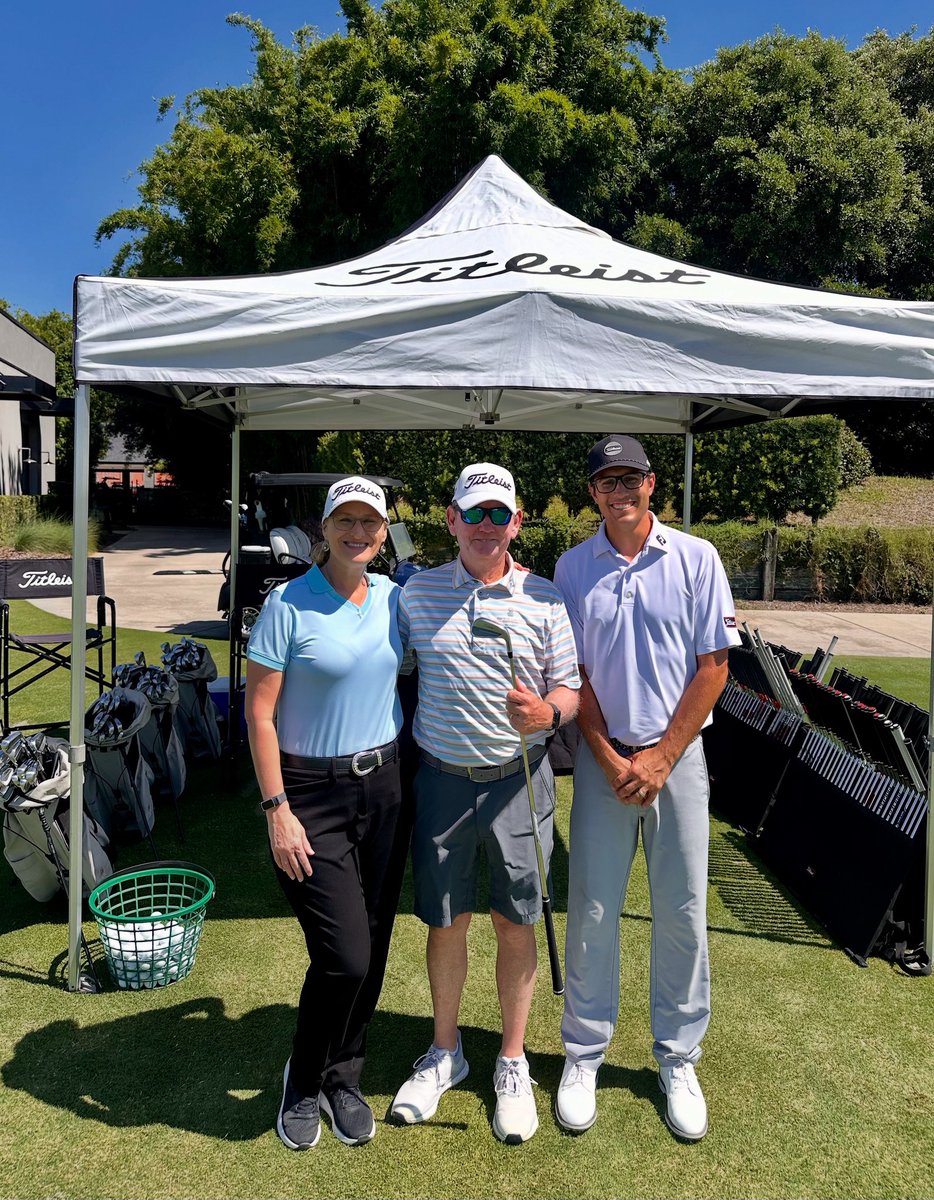 It was great to get fit for the new <a href="/Titleist/">Titleist</a> irons at Lake Nona today. I ended up going with the T-150’s and a T-250 in my six iron. I really loved the <a href="/truetempergolf/">True Temper Golf</a> AMT Red G2 shaft. Thanks Tina Wiswedel and Jason Shesterenko! #tseries