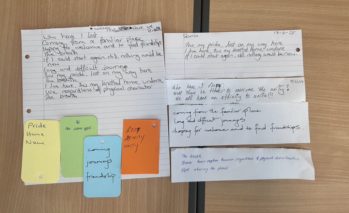 🌈📖 Powerful poetry session at Southwark Library for #RefugeeWeek &amp; #PrideMonth.
In a world of unkind voices, ours are radical &amp; necessary.
We wrote, we listened, we resisted — with poems of journey, identity &amp; hope.
#LGBTQRefugees #PoetryIsPower