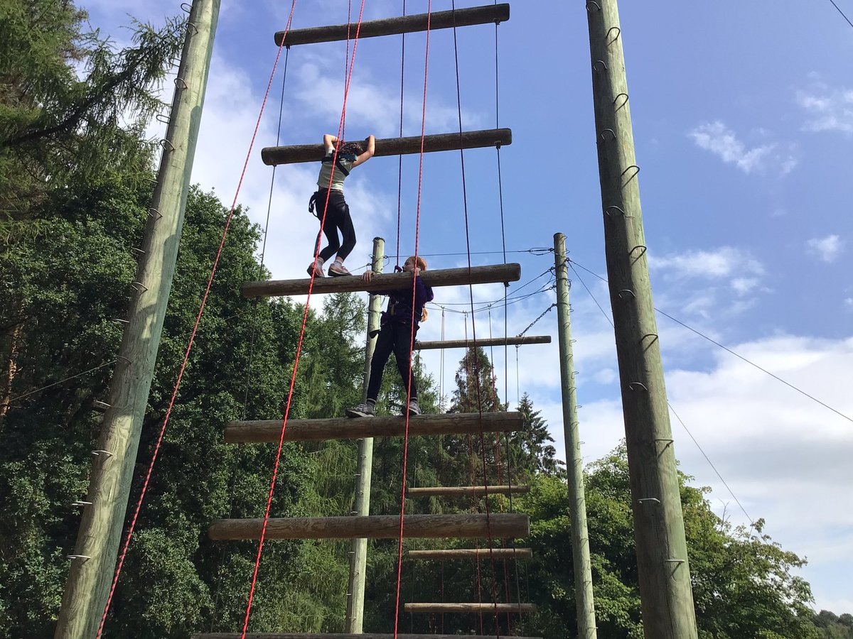 Showing off our climbing skills in the sun