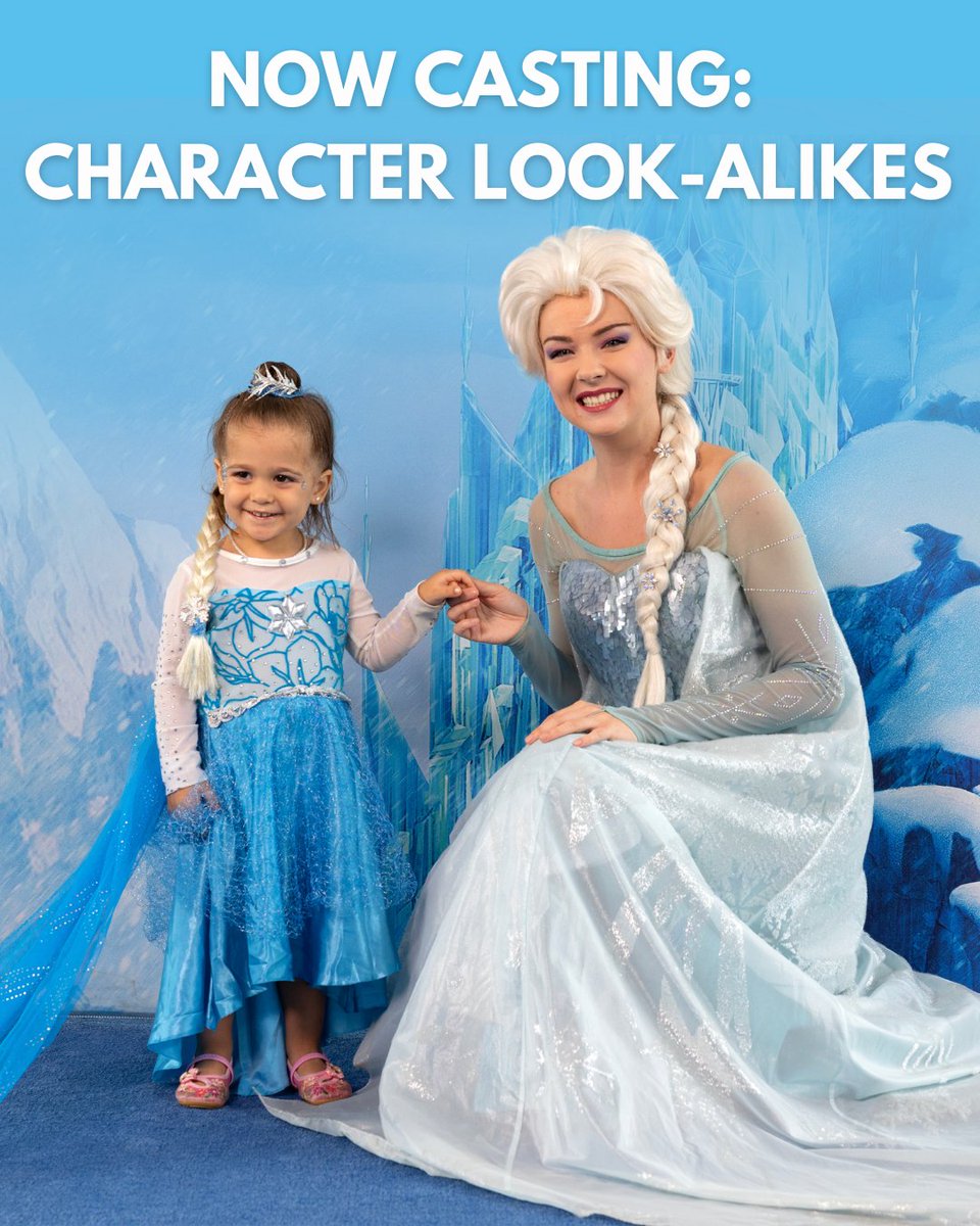 FeldEnt's tweet image. Bring the magic to life!✨We’re casting Face Character Look-Alike Performers to portray Moana, Elsa, or Mirabel in meet &amp;amp; greet experiences on our upcoming @DisneyOnIce tours.

📅 Apply by June 23
🚨 Immediate contracts available #AuditionAlert

Apply now: feld.ly/nbx58l