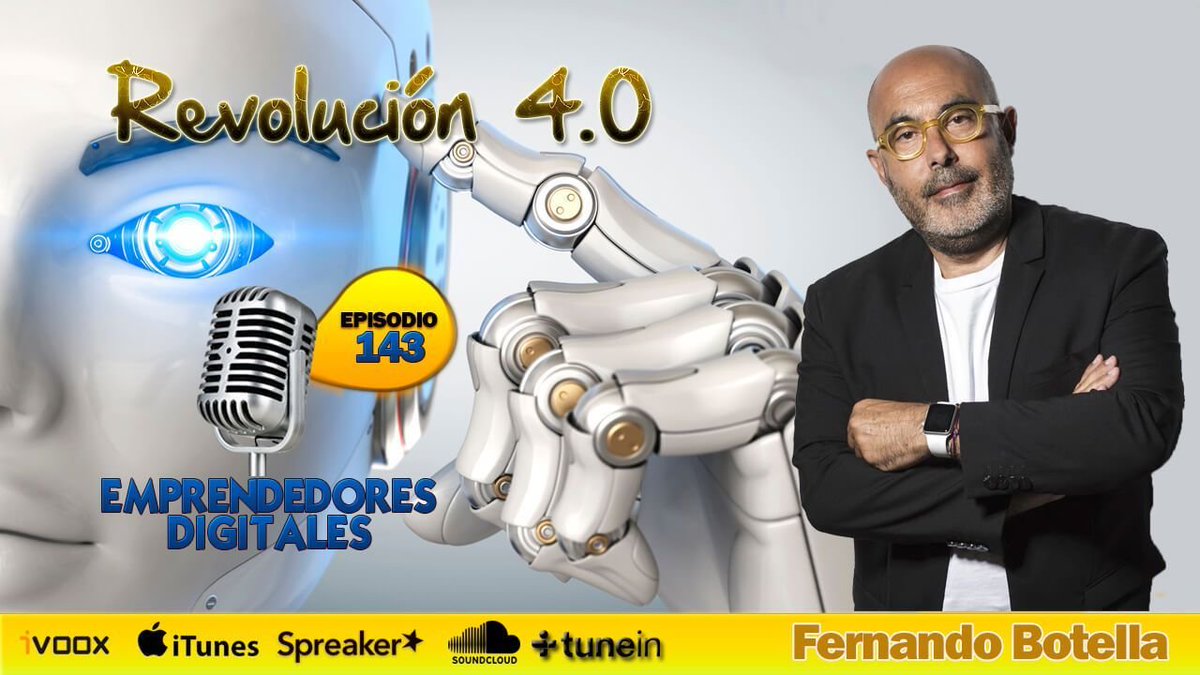 José Miguel García (@josemiguelmkd) on Twitter photo Revolución 4.0 – Lo que necesitas saber para triunfar en la era digital <a href="/fb_think/">fernando botella</a> #BienvenidosR4 #EmprendedoresDigitales blgs.co/8615v9 Revolución 4.0 – Lo que necesitas saber para triunfar en la era digital <a href="/fb_think/">fernando botella</a> #BienvenidosR4 #EmprendedoresDigitales blgs.co/8615v9