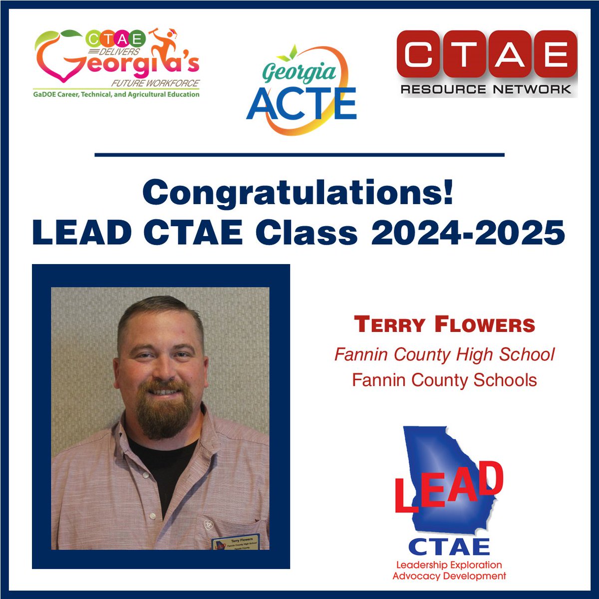 🎉 Congrats to the LEAD CTAE Class of 2024–2025! These CTAE pros are growing as leaders, advocates &amp; champions for Georgia’s future workforce. 💼📚We’re proud of your commitment! #LEADCTAE #CTAEDelivers