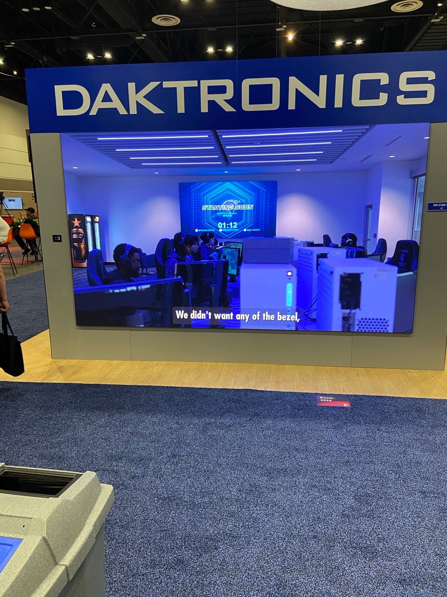 Daktronics's tweet image. We enjoyed a great show at @InfoComm! Here are a few sights from our booth. Thanks to everyone who was able to stop by and visit with us. We're looking forward to connecting with you again soon! #dvLED #InfoComm