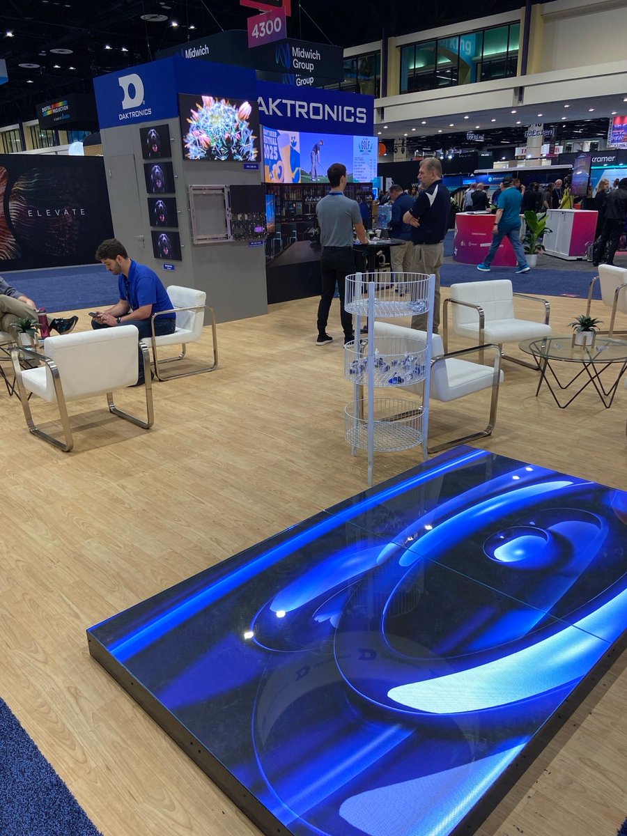 Daktronics's tweet image. We enjoyed a great show at @InfoComm! Here are a few sights from our booth. Thanks to everyone who was able to stop by and visit with us. We're looking forward to connecting with you again soon! #dvLED #InfoComm