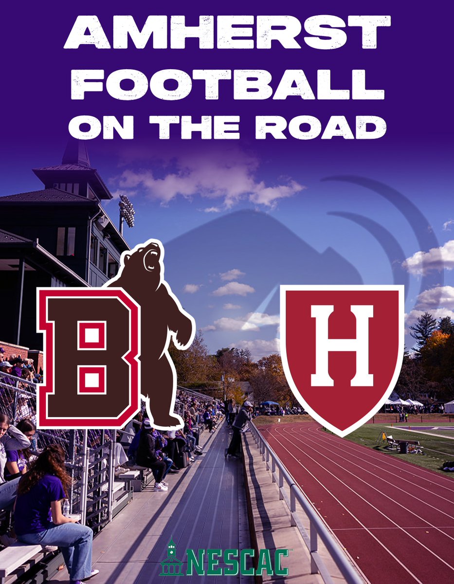 Amherst College Football (@amherstcollfb) on Twitter photo ‼️‼️ ON THE ROAD ‼️‼️
Our staff will be in attendance at these camps today looking for elite Student-Athletes.
BROWN
RC RB/TE: <a href="/coachgeenty/">Turner Geenty</a>
STC - DL: <a href="/eaugustin1/">Eddy Augustin</a>
HARVARD
OC-QB: <a href="/Coach_MGrove/">Malik Grove</a> ‼️‼️ ON THE ROAD ‼️‼️
Our staff will be in attendance at these camps today looking for elite Student-Athletes.
BROWN
RC RB/TE: <a href="/coachgeenty/">Turner Geenty</a>
STC - DL: <a href="/eaugustin1/">Eddy Augustin</a>
HARVARD
OC-QB: <a href="/Coach_MGrove/">Malik Grove</a>