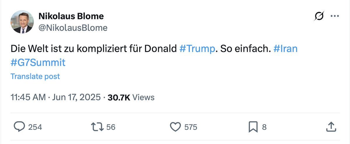 Deutsche Journalistendarstellende sollten die Welt führen.  👍