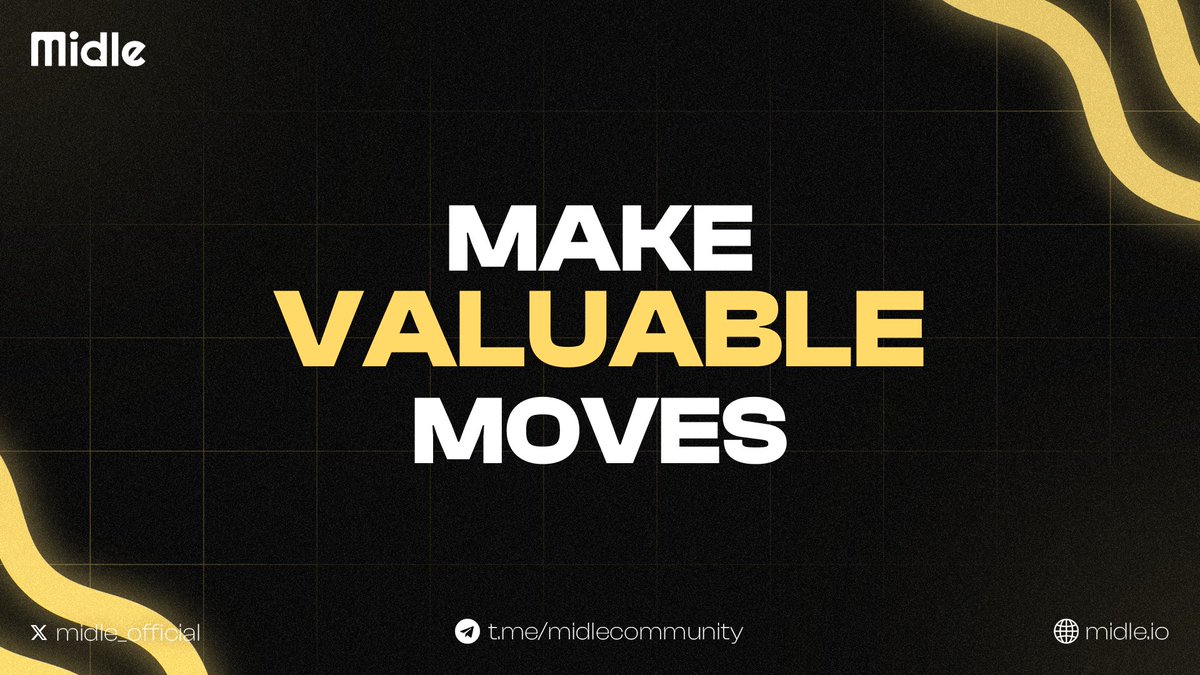 Make valuable moves with Midle! 🧠

Plan your strategy, reward your audience, boost engagement and drive real impact for your project.

Start now. 👉 midle.io