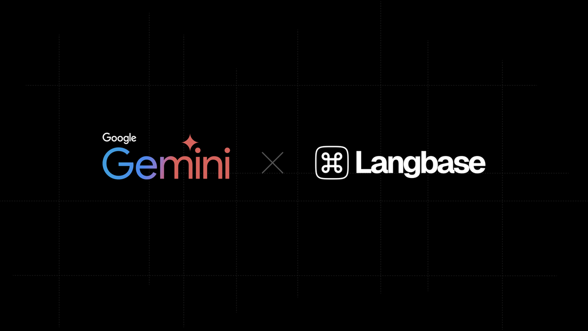 The new Gemini 2.5 models are now live on Langbase.

🔹 2.5 Pro &amp; Flash: stable and generally available now
🔹 2.5 Flash-Lite: new cost-efficient, low-latency model