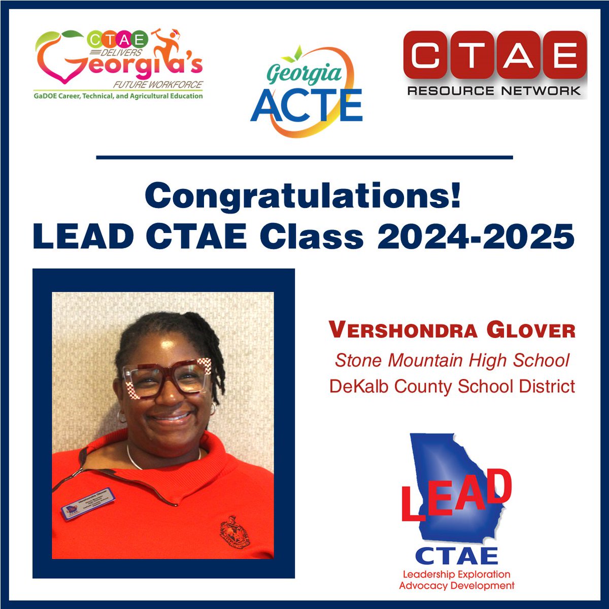 🎉 Congrats to the LEAD CTAE Class of 2024–2025! These CTAE pros are growing as leaders, advocates &amp; champions for Georgia’s future workforce. 💼📚We’re proud of your commitment! #LEADCTAE #CTAEDelivers