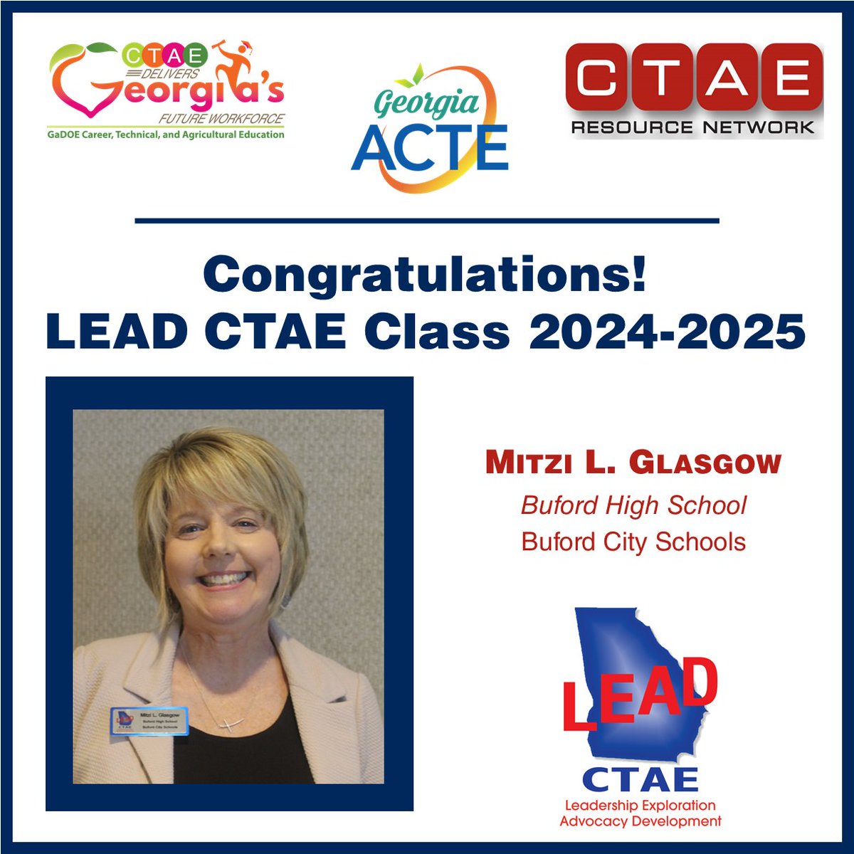 🎉 Congrats to the LEAD CTAE Class of 2024–2025! These CTAE pros are growing as leaders, advocates &amp; champions for Georgia’s future workforce. 💼📚We’re proud of your commitment! #LEADCTAE #CTAEDelivers