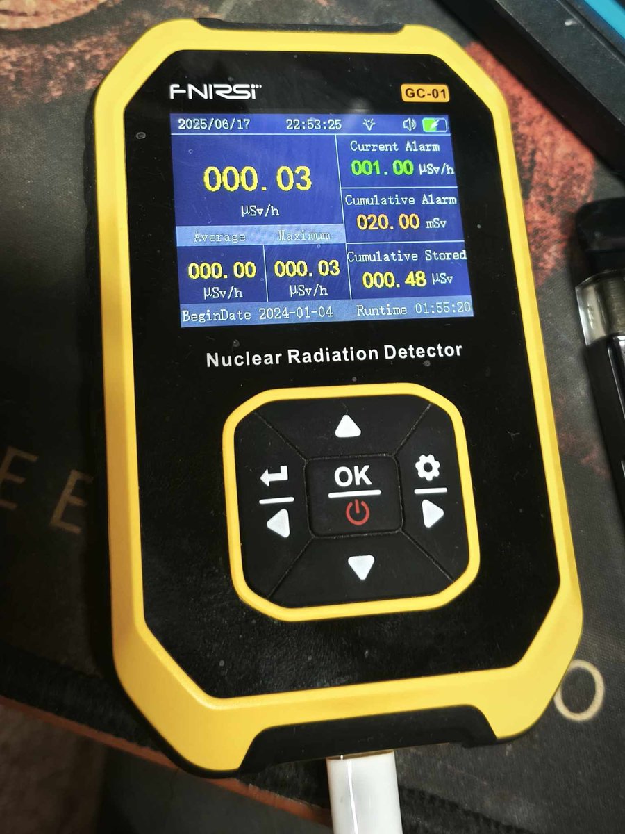 Εγώ καλού κακού φορτίζω πάντως τον Nuclear Radiation Detector... Το κόβω να είναι η αγορά του αιώνα που είχα κάνει....

#κάποιαζώαδεμεπιστεύανε
