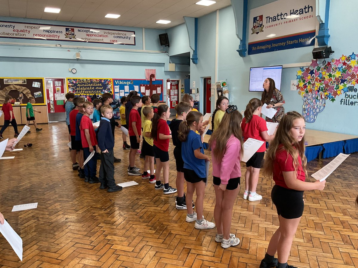 MrsB_Thatto's tweet photo. We loved our gospel workshop as part of Access all Arts Week! Thanks to Hollie for her infectious energy! #ThattoPrim_Accessallarts https://t.co/QbsT73FRQ7