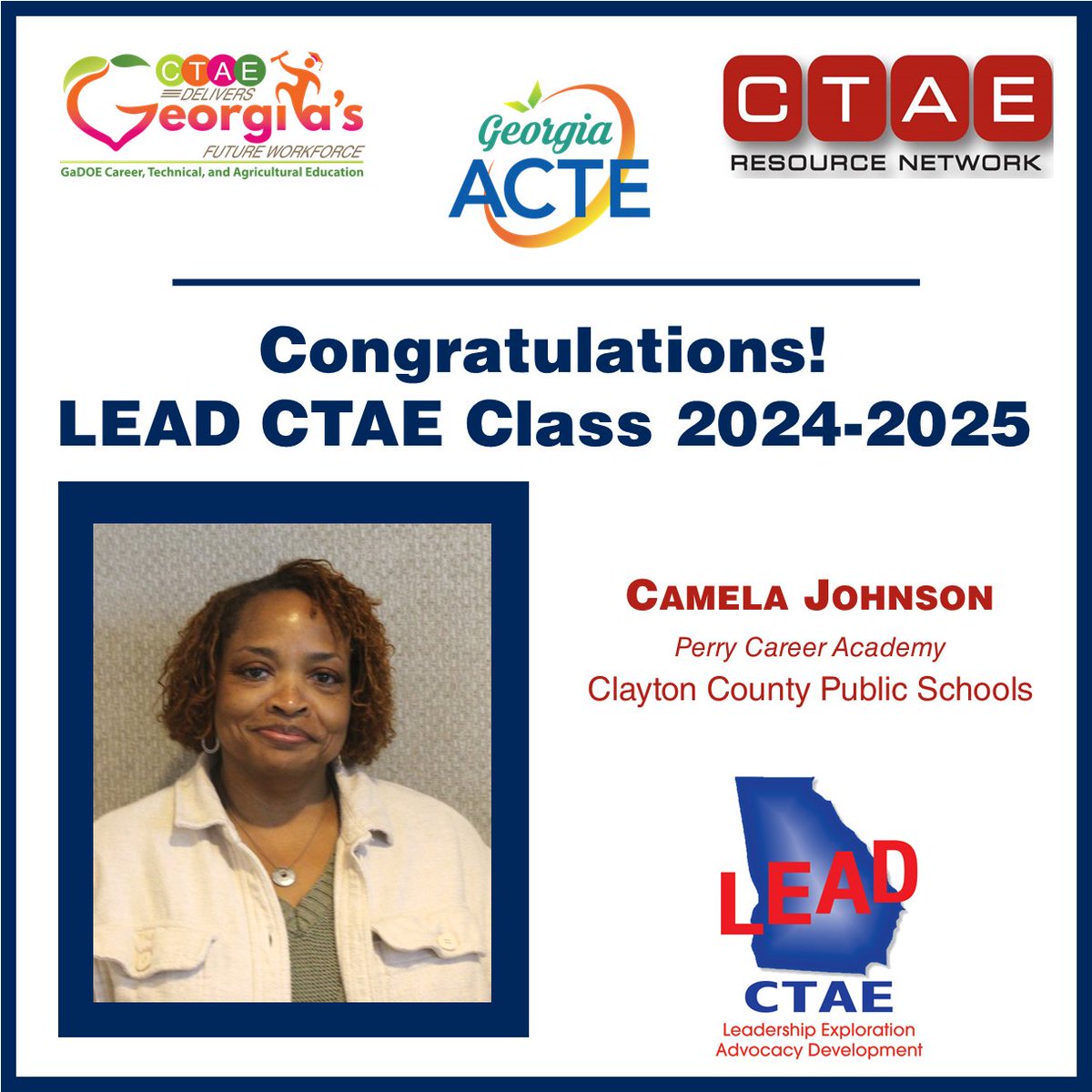 🎉 Congrats to the LEAD CTAE Class of 2024–2025! These CTAE pros are growing as leaders, advocates &amp; champions for Georgia’s future workforce. 💼📚We’re proud of your commitment! #LEADCTAE #CTAEDelivers