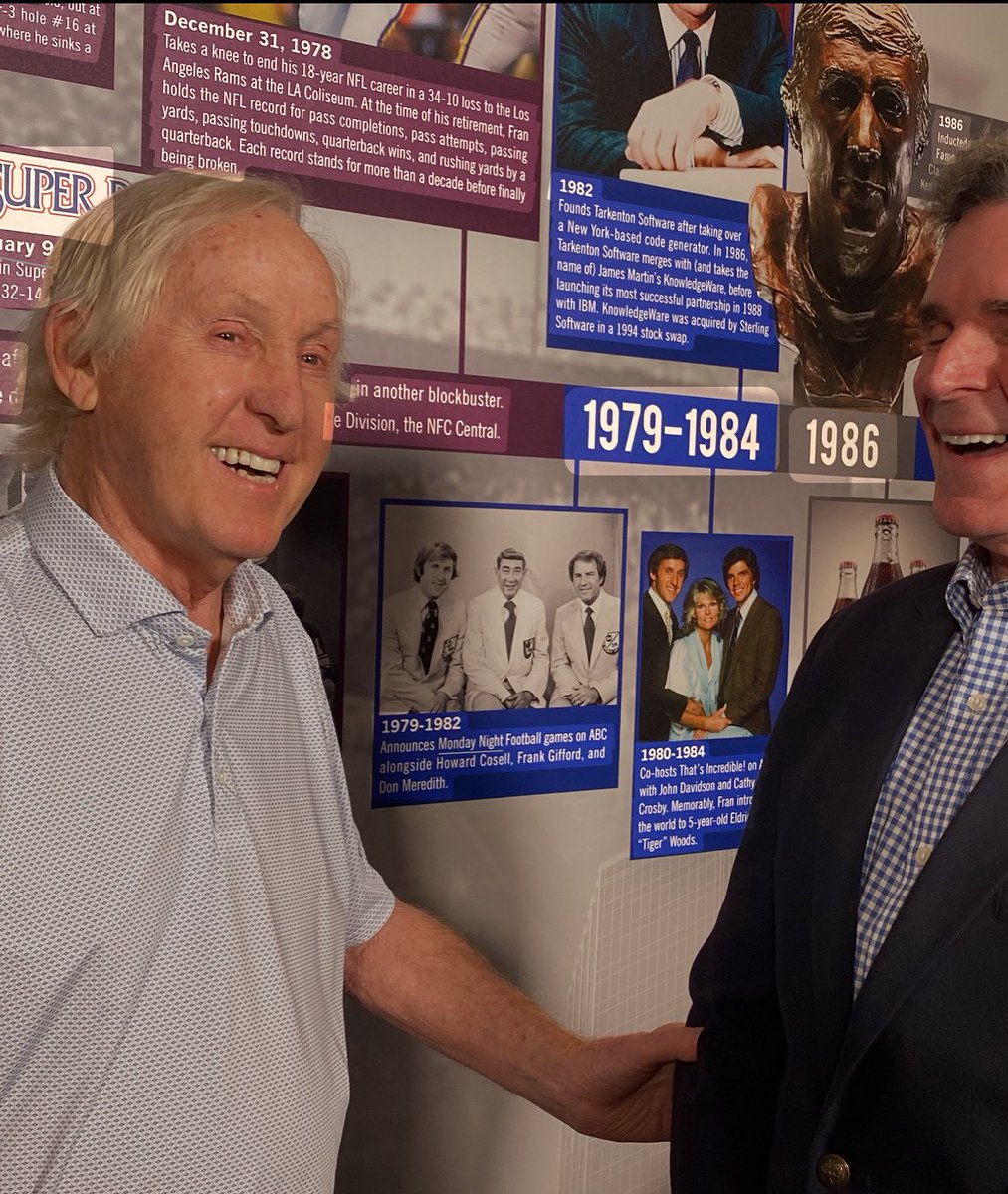 Jeff Hullinger (@jeff_hullinger1) on Twitter photo Sharing laughs in Buckhead w/the Pro Football HOFer, <a href="/GeorgiaFootball/">Georgia Football</a> & entrepreneurial marvel Fran Tarkenton, chatting for <a href="/mygpb/">GPB</a>, “Legendary Georgians.” Fran telling me, “I will never stop trying to change the world, I’m 85 now, but I’ve just bought a company involving AI.” Sharing laughs in Buckhead w/the Pro Football HOFer, <a href="/GeorgiaFootball/">Georgia Football</a> & entrepreneurial marvel Fran Tarkenton, chatting for <a href="/mygpb/">GPB</a>, “Legendary Georgians.” Fran telling me, “I will never stop trying to change the world, I’m 85 now, but I’ve just bought a company involving AI.”