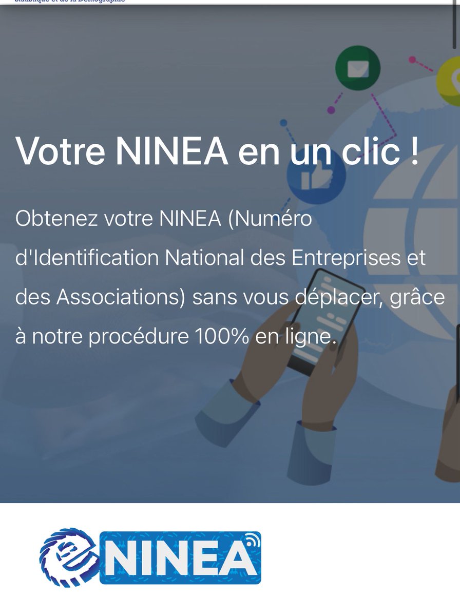 ‼️ Le saviez vous ? Il es possible avec <a href="/statsenegal/">ANSD</a> de créer son entreprise en ligne :

🎯 Immatriculer votre entreprise en ligne 
🎯 Obtenir votre numéro NINEA.

Comment :

Assurez-vous de disposer d'une adresse électronique valide. Vous pourrez ainsi effectuer toutes les
