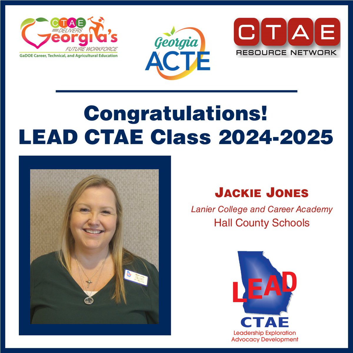 🎉 Congrats to the LEAD CTAE Class of 2024–2025! These CTAE pros are growing as leaders, advocates &amp; champions for Georgia’s future workforce. 💼📚We’re proud of your commitment! #LEADCTAE #CTAEDelivers
