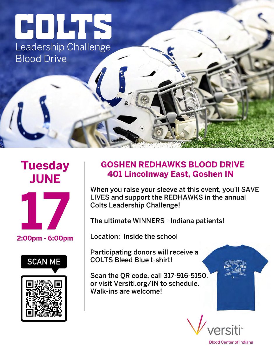 Help Save Lives!

Stop by the cafeteria to donate