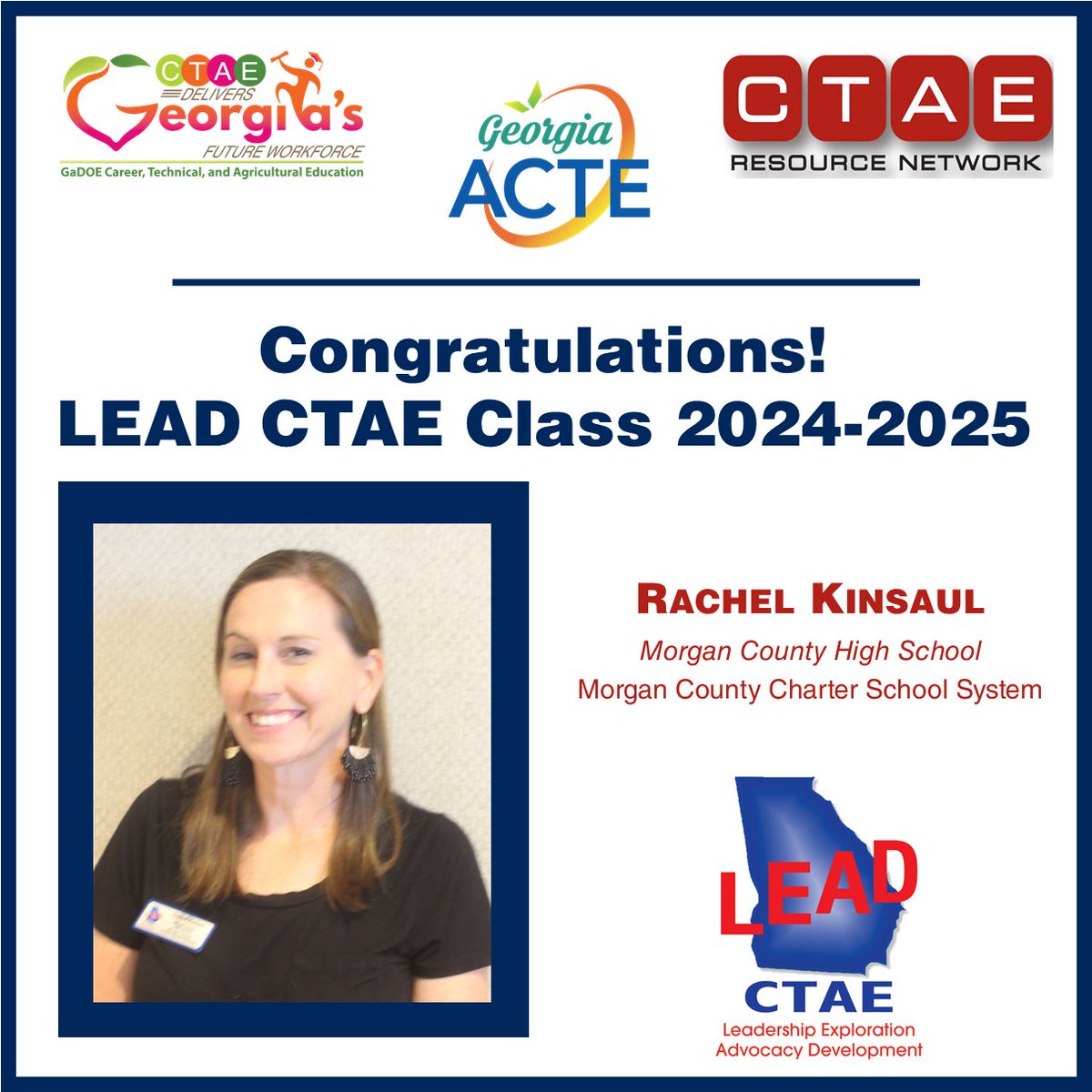 🎉 Congrats to the LEAD CTAE Class of 2024–2025! These CTAE pros are growing as leaders, advocates &amp; champions for Georgia’s future workforce. 💼📚We’re proud of your commitment! #LEADCTAE #CTAEDelivers