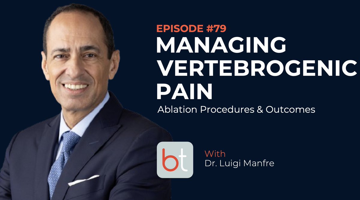 _backtableMSK's tweet image. 📟❗️Paging all #neuroradiologists and #spine specialists interested in enhancing their vertebral nerve ablation practice... This special #ESNR episode is out now! #MSK79 #BVNA #RFA #BackPain #Intervention #PainManagement #MSKIR @ESNRad @JacobFlemingMD
youtu.be/_uz4pTnyLtE?si…
