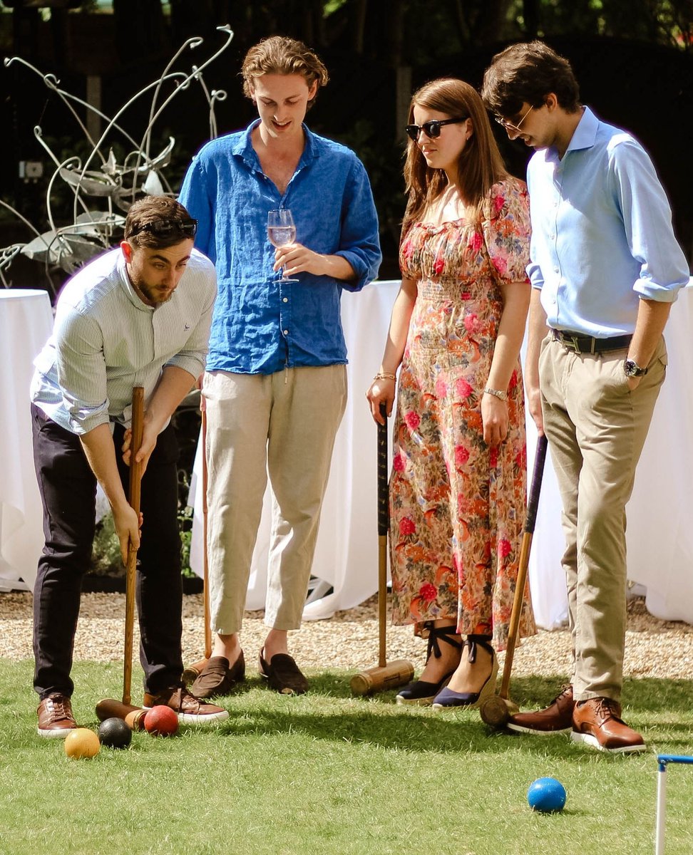 Brand new for this year, swing by Croquet &amp; Cocktails for the perfect summer activity ☀️ Grab your mallet in one hand, a cocktail in the other and hoop to it🍹

#TasteofLondon #DevourYourCity