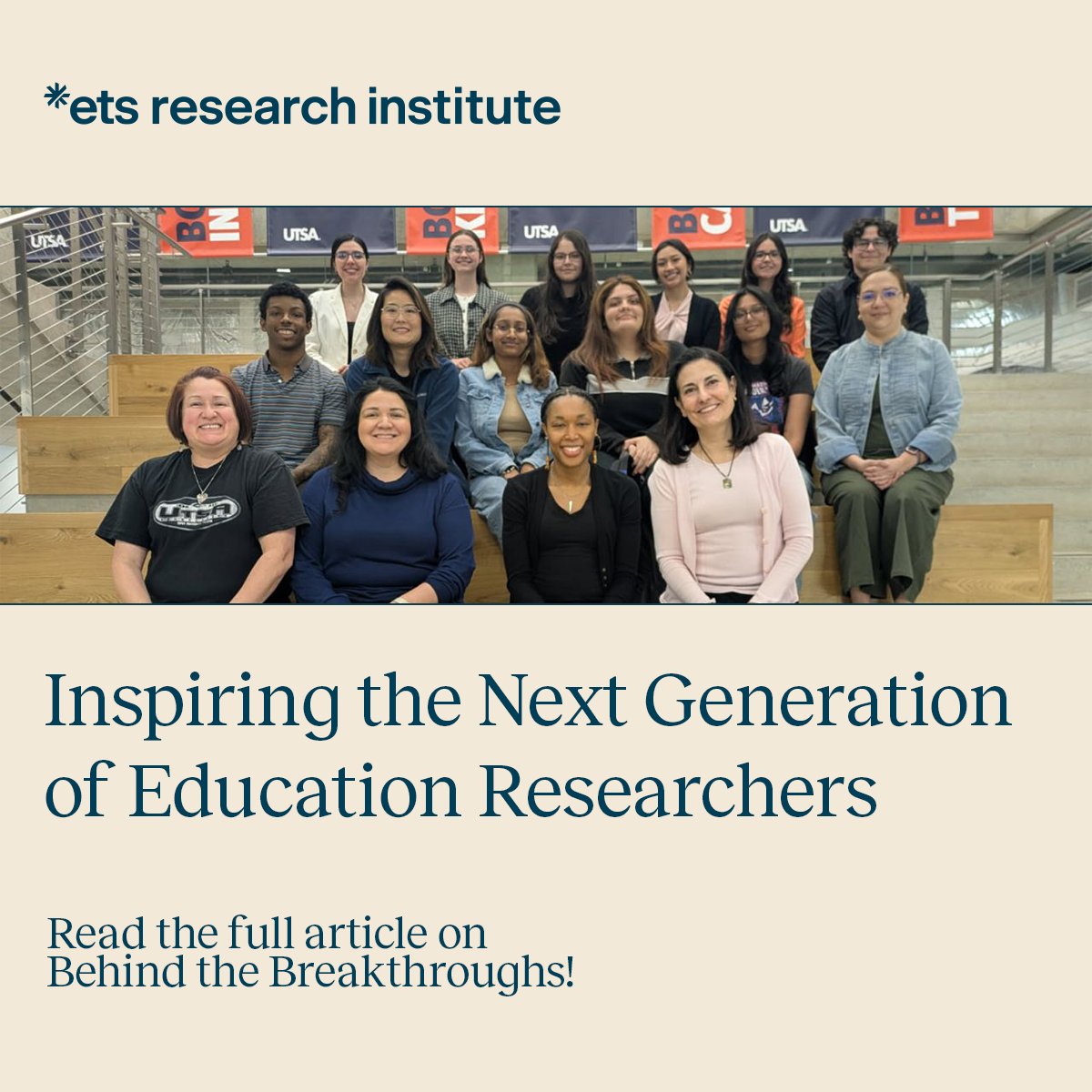 At the week-long Young Scientists Institute at The University of Texas at San Antonio led by Jessica Andrews-Todd, emerging scholars explored how to build research careers that drive real change.

🔗 Check out highlights from the event on our blog: ets.org/research/behin…