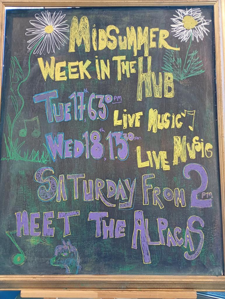 Art in the Gart (@artinthegart) on Twitter photo Midsummer Week in the Hub, Gartnavel Royal Hospital. Music, magic, muffins and...alpacas 🦙 <a href="/NHSGGC/">NHS Greater Glasgow and Clyde</a> <a href="/GCHSCP/">Glasgow City HSCP</a> Midsummer Week in the Hub, Gartnavel Royal Hospital. Music, magic, muffins and...alpacas 🦙 <a href="/NHSGGC/">NHS Greater Glasgow and Clyde</a> <a href="/GCHSCP/">Glasgow City HSCP</a>