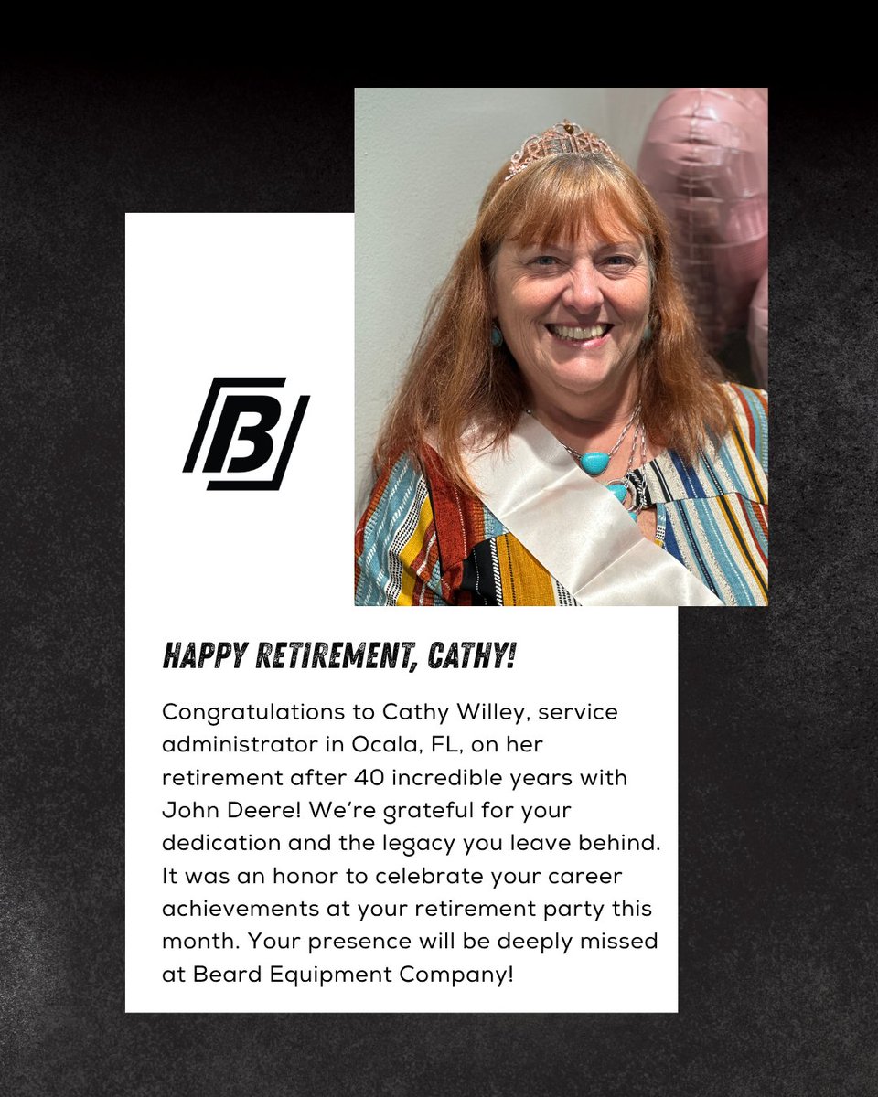Congratulations, Cathy! 🎉🎉🎉