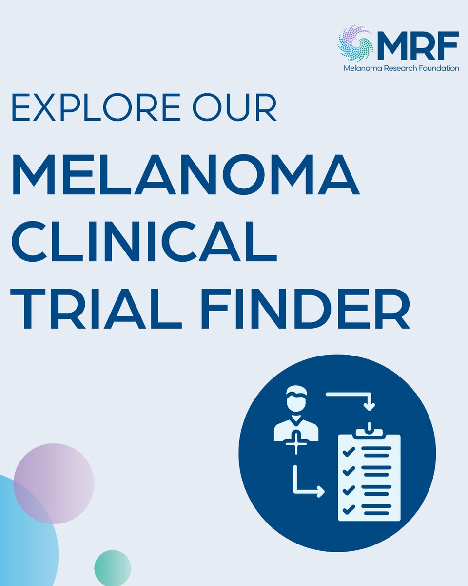 Every FDA-approved treatment available today once started as a clinical trial. Clinical trials drive progress in melanoma forward and patient participation makes it possible.

If you or a loved one is facing a melanoma diagnosis, it’s important to know all your options, including
