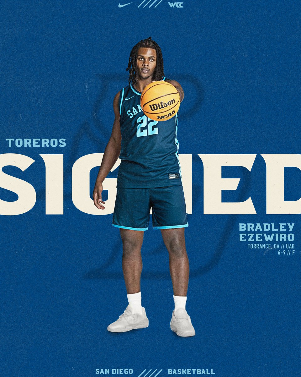 Pen to paper ✍️

Welcome home, Brad!

#GoToreros x <a href="/BucketsBradley/">Brad Ezewiro</a>