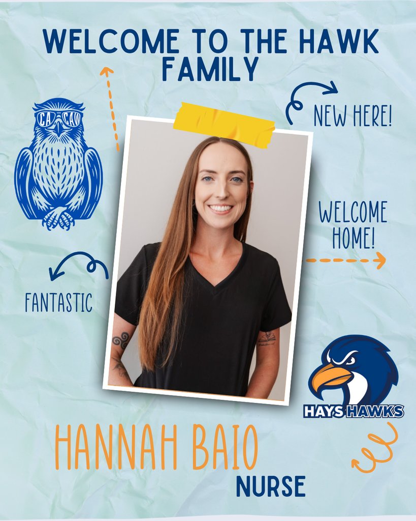 📣 Exciting News for the Upcoming School Year! 📣 We are thrilled to welcome a new face to our Hawk family! Please help us give a warm welcome to Hannah Baio, who will be joining us for the 2025–2026 school year. #WelcomeToHays #CaCaw #HaysHawks