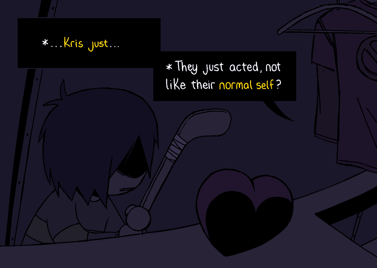 I wonder if it hurt to hear...
#DELTARUNE #deltarunespoilers